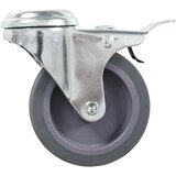 Okretni kotačići s otvorom za vijak i kočnicama 4 kom 75 mm | shoptok.hr