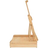  Stolni štafelaj s ladicom 41,5 x 37 x 12 cm od masivne borovine | shoptok.hr