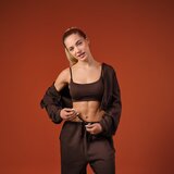 GymBeam NEO Seamless Sports Bra Mocha XS | Eponuda.com