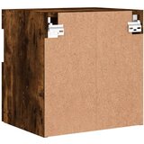  Zidni TV ormarić s LED svjetlima boja hrasta 40x30x40 cm | shoptok.hr