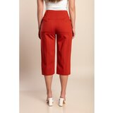Fenzy Plus Size Kapri Hlače, Opečnate | Shoptok.si