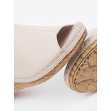 GOODIN Beige women's wedge flip-flops | shoptok.hr