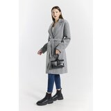 Fenzy Elegantan Kaput Na Kopčanje, Crne Boje | shoptok.hr