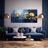  Brezčasna eleganca na platnu Modra oaza veselja (Zbirka Royal) | Shoptok.si