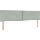 Box Spring Krevet s Madracem i LED Osvjetljenjem Sivo 180x200 cm Baršun | shoptok.hr