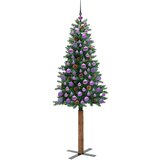 vidaXL Ožja jelka med 300 LED Zelena 180 cm PVC in trden bor | Shoptok.si