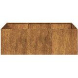 vidaXL Planter Rusty 120x80x40 cm Vremensko odporno jeklo | Shoptok.si