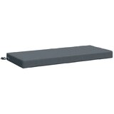  Jastučić za klupu SOEST 100% poliester Plava 110 x 50 x 8 cm - Plava 110 x 50 x 8 cm Melange | shoptok.hr