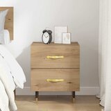  Noćni ormar s ladicama Umjetnički hrast 40 x 35 x 47,5 cm | Eponuda.com