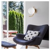 Opviq vall lamp zidna zlatno - bela lampa faruk 13726 | ePonuda.com