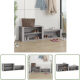 The Living Store Omarica za čevlje siva sonoma 150x35x45 cm inženirski les - Omarica Za Čevlje, (21744452) Cene