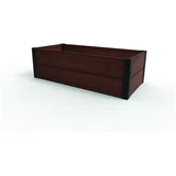 Rjavo korito za rože Maple Trough