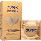 Durex Sensual No Latex 10 kom ekstra tanki kondomi bez lateksa