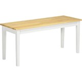 HOMCOM klop borovina 102D x 36Š x 45V cm naravno+belo, (5000305705) Cene
