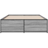  Okvir za krevet boja hrasta 120x190cm konstruirano drvo i metal | shoptok.hr