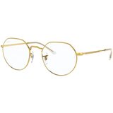Ray-ban Jack RX6465 3086 L (51) Zlata/Kristalna Cene