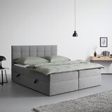 Bessagi Home Postelja Boxspring Nicole, Siva, 180x200 Cene