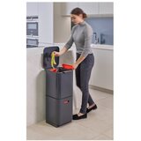 Joseph Joseph Siv jeklen koš za smeti za ločevanje odpadkov 40 l Totem Compact – | Shoptok.si