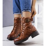 Gemre Brown insulated quilted boots Arseny | ePonuda.com