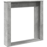  Okvir za kamin boja betona 100x20x100 cm od konstruiranog drva | Eponuda.com
