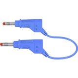 Stäubli Varnostni merilni kabel (lamelni vtič 4 mm - lamelni vtič 4 mm) 1.50 m modre barve MultiContact XZG425/SIL, (20422638) Cene