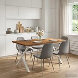 Stol za blagovanje s prirodnim rubom 140 x 70 x 75 cm Prirodna | shoptok.hr