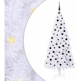  Umjetno božićno drvce s nogom Bijela 210 cm PVC i čelik | shoptok.hr