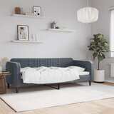  Dnevni krevet tamnosivi 80 x 200 cm baršunasti | shoptok.hr