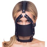 Bad Kitty Head Harness with a Gag Black Cene
