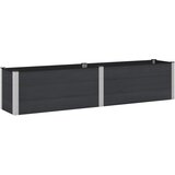 vidaXL Vrtna visoka greda Črna 250 x 50 x 54 cm, (5000287805) Cene