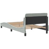  Okvir za krevet Dover svjetlosivi 100x190 cm baršunasti | Eponuda.ba