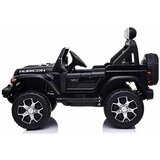  Licencirani auto na akumulator Jeep Rubicon 4x4 - crni | shoptok.hr