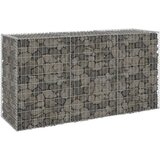 vidaXL Gabionska stena s pokrovi iz pocinkanega jekla 200x60x100 cm Cene