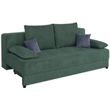 P & B ZOFA S POSTELJNO FUNKCIJO, barve petroleja tekstil, leseni material | Shoptok.si
