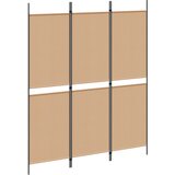  3-Panelni Pregradni Zid Bež 150 x 180 cm Tkanina | shoptok.hr