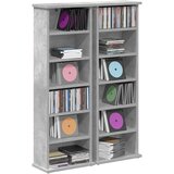 Cd ormar 2 kom. Betonska siva 60 x 17 x 92 cm Konstruirano drvo | shoptok.hr