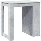 vidaXL Barski stol boja betona 102x70x103,5 cm konstruirano drvo | shoptok.hr