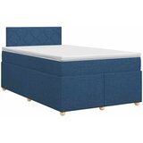  Boxspring krevet s madracem Plava 120 x 190 cm Tkanina | shoptok.hr