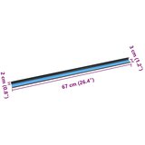  Profili za rubove stepenica 30 pcs Smeđa 67 x 3 x 2 cm Aluminij | Eponuda.ba