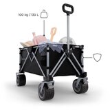 Kinderkraft Zložljiv voziček ROLLSTER 90x58 cm, Mystic Black | Shoptok.si