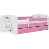 MID.YOU Dječji krevet Dreamy mačka 160x80 sa madracem s ladicom Rozičasta | shoptok.hr