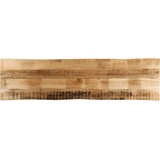 Stolna ploča sa živi rub 180x40x2,5cm masivno grubo drvo manga | Eponuda.com