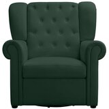 Støraa Zelen žameten gugalni chesterfield fotelj Lillyse – | Shoptok.si