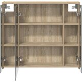  Kupaonski ormar s ogledalom Sonoma hrast 73 5 x 16 x 62 5 cm | shoptok.hr
