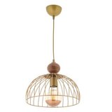 Opviq visilica dorris wood gold natural