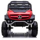  Licenciran avtomobil na akumulator Mercedes Unimog 4x4 - rdeč | Shoptok.si