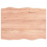 Stolna ploča svjetlosmeđa 80x60x(2-4) cm obrađena hrastovina | shoptok.hr