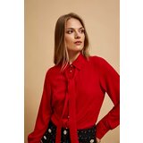 Marisse Red Tie-Neck Shirt Cijene