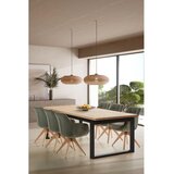 Marckeric Jedilna miza z mizno ploščo v hrastovem dekorju 100x220 cm Rina – | Shoptok.si