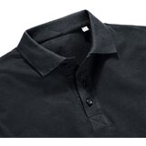 RUSSELL Czarna koszulka męska polo Pure Organic | Shoptok.si